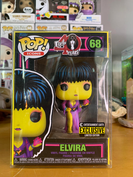 Elvira Black Light Funko Pop Icon