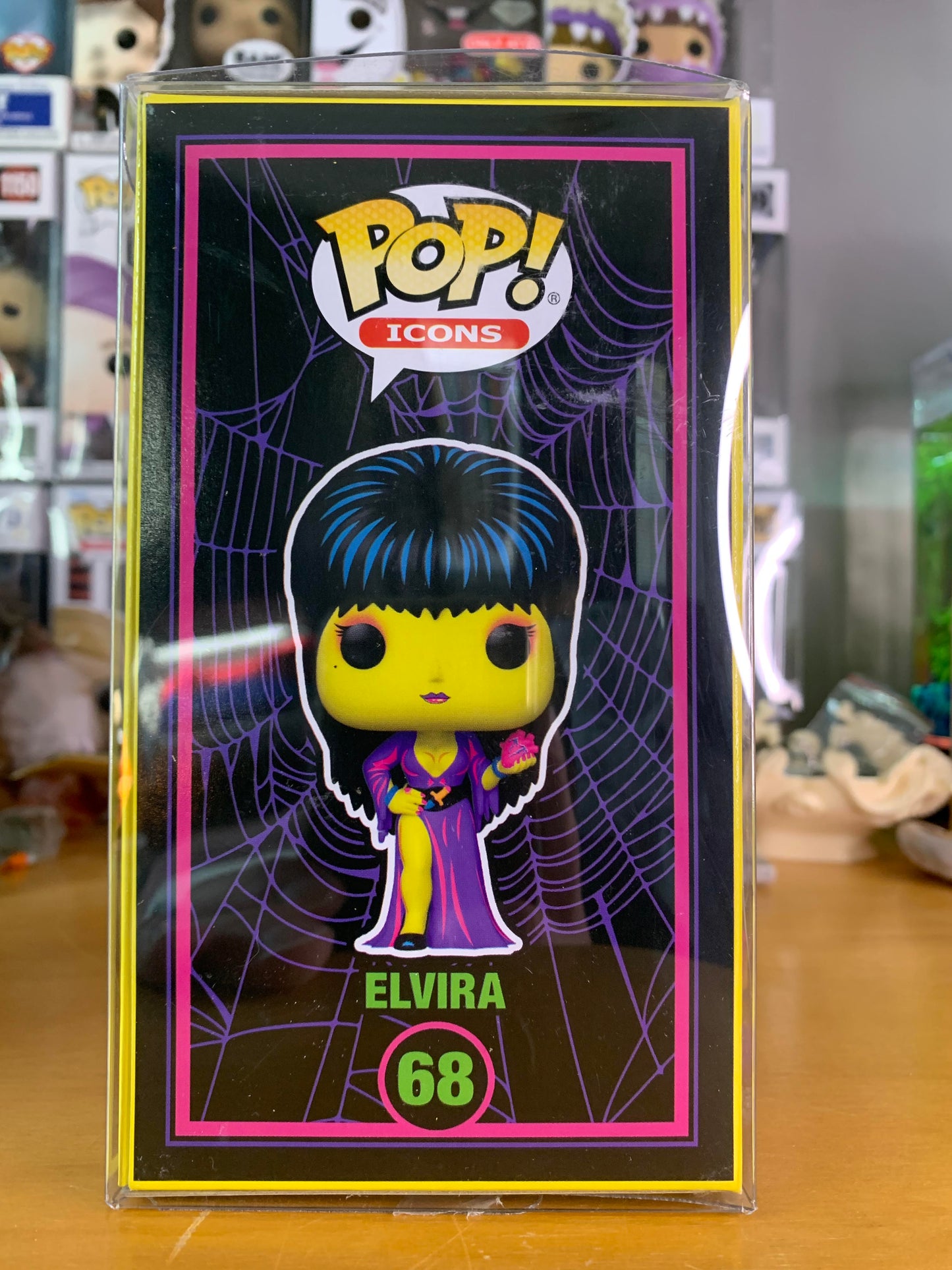 Elvira Black Light Funko Pop Icon