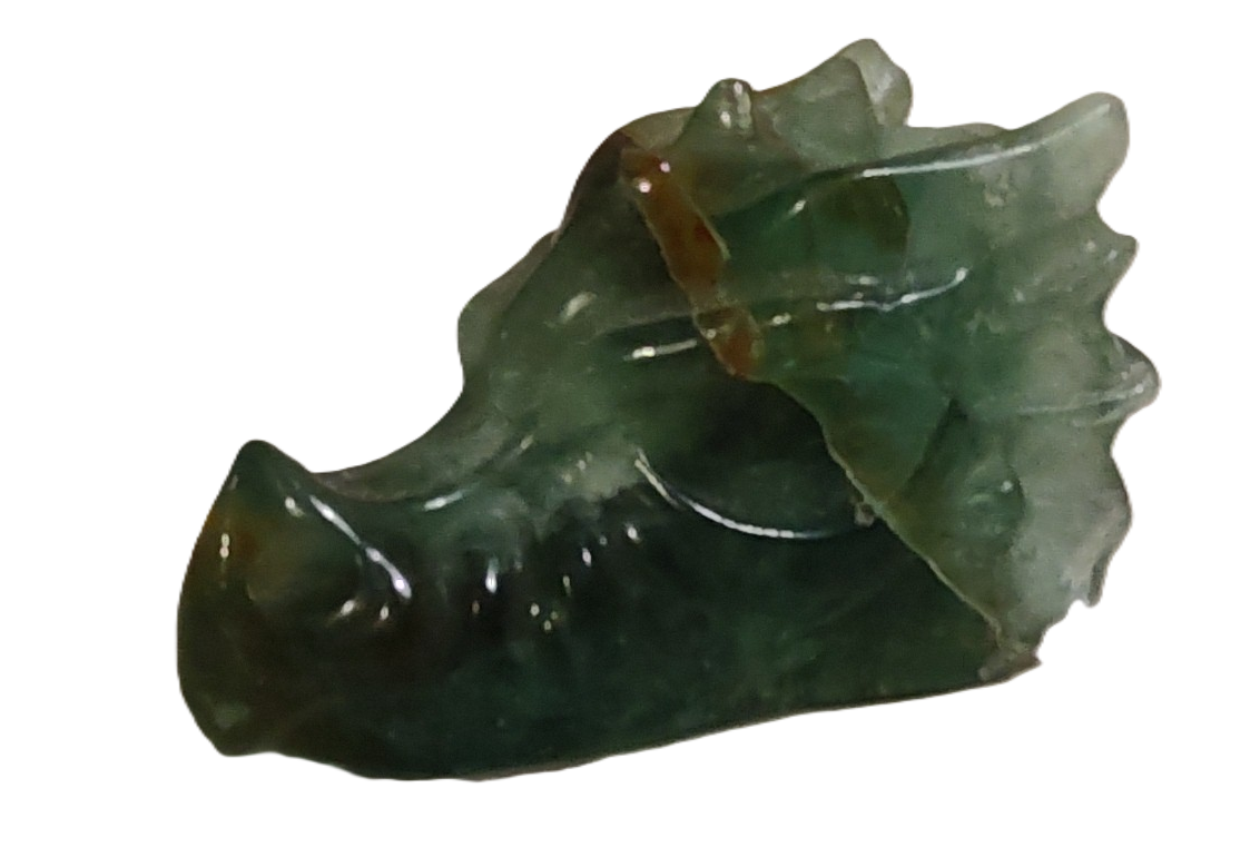 Fluorite Dragon Head